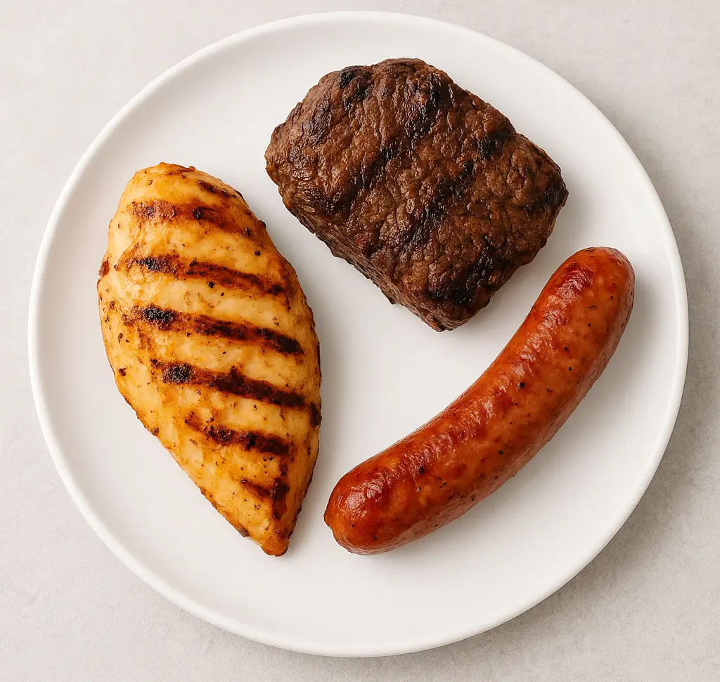 Assorted Protein as sides Demartin Hotels Nsukka