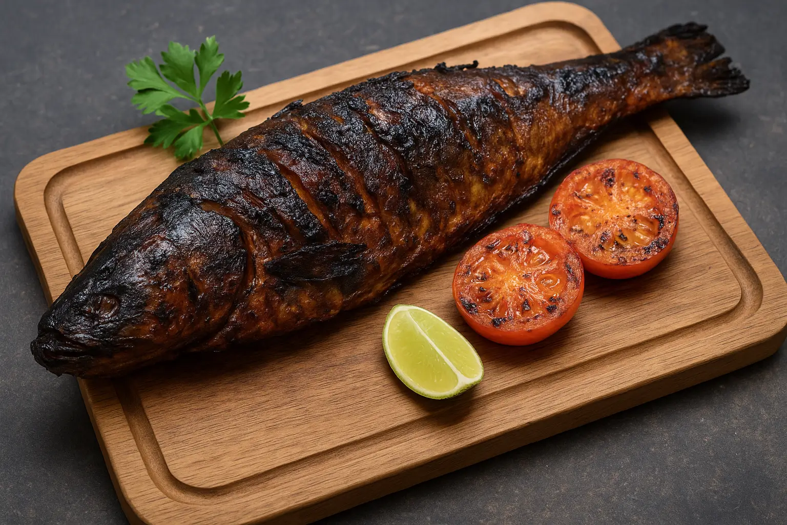 BBQ CATFISH (LARGE) Demartin Mirage Hotel nsukka