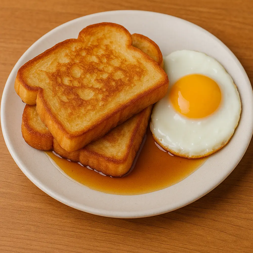 Fresh bread slices dipped into our creamy egg mixture, slowly pan grilled till golden brown, served with choice of egg demartin mirage hotel nsukka