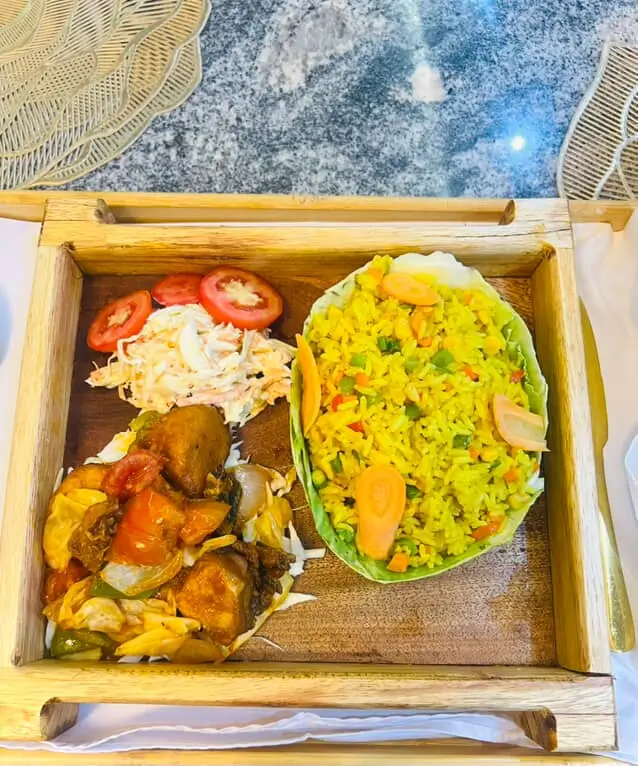 Jambalaya rice demiragee