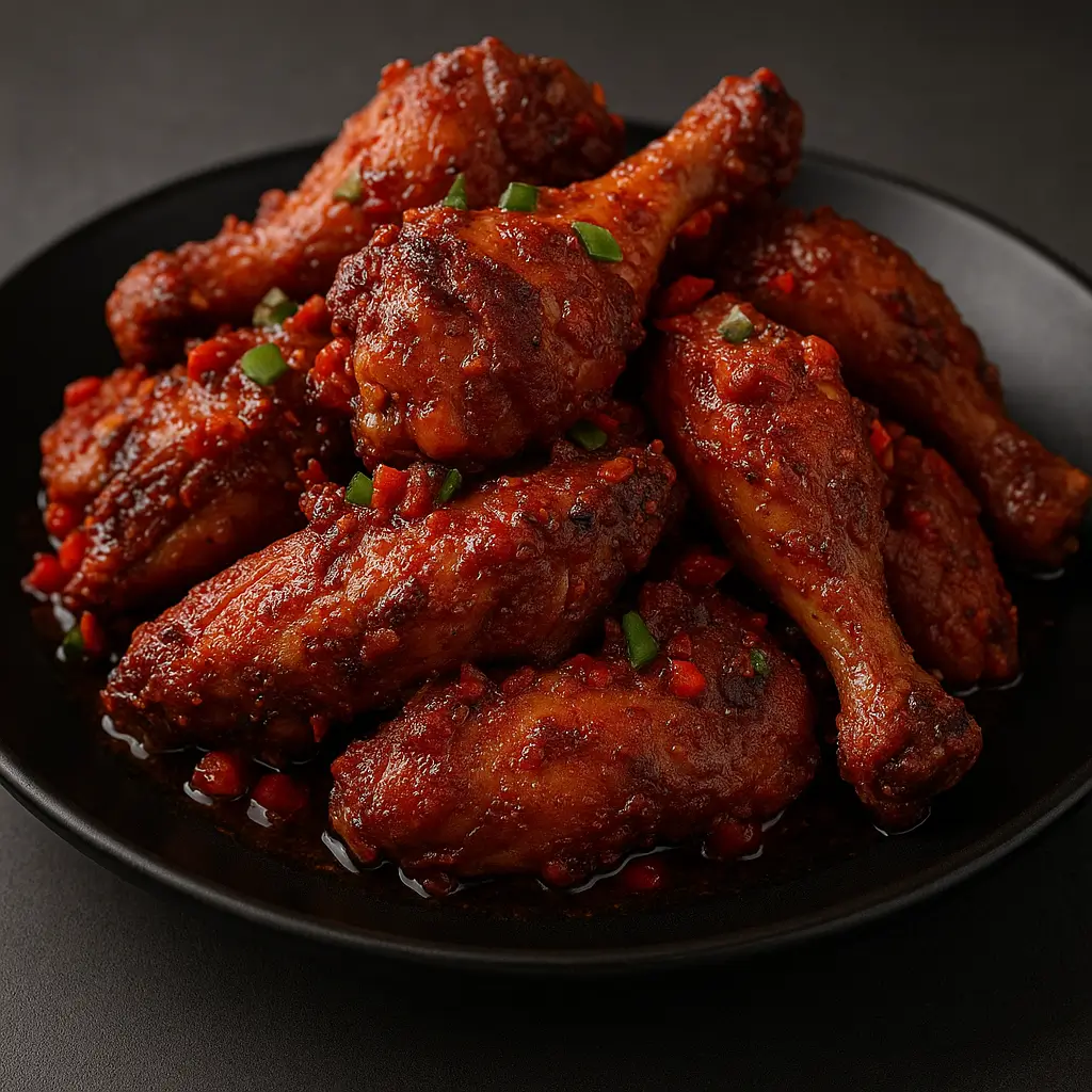 PEPPERED CHICKEN with Tasty fried chicken sauteed in our special spicy sauce demirage hotel